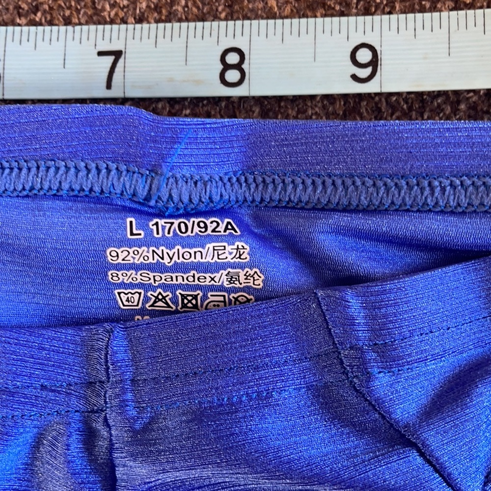men’s Beautiful Blue Brief size M-L 26 inches - Picture 3 of 5